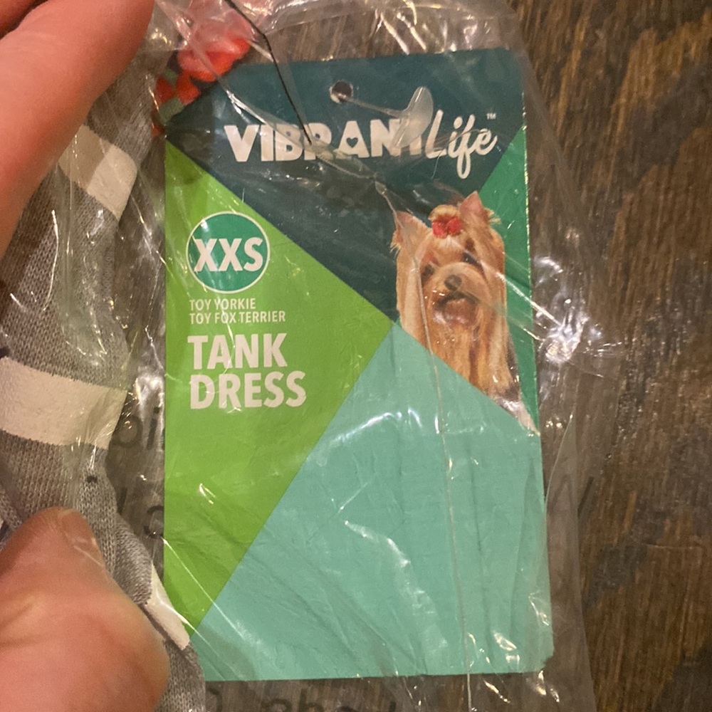 NWT Vibrant Life Dog Tank Dress Size XXS (Up to 10 pounds) “Mommy's Fan Girl” - Picture 8 of 9